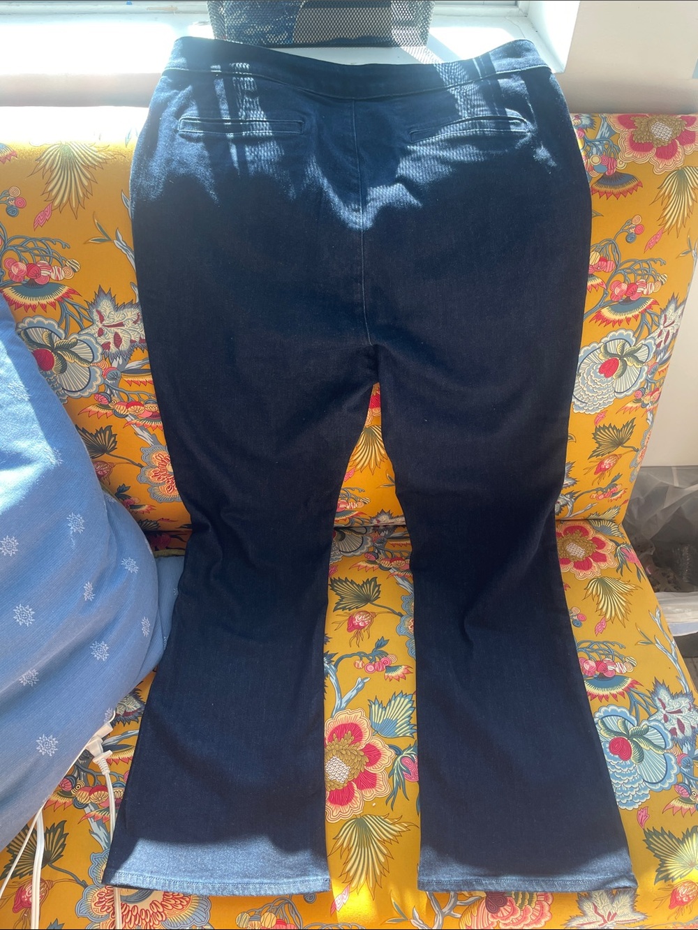 J. Crew Dark Blue Flare Jeans - Picture 5 of 6